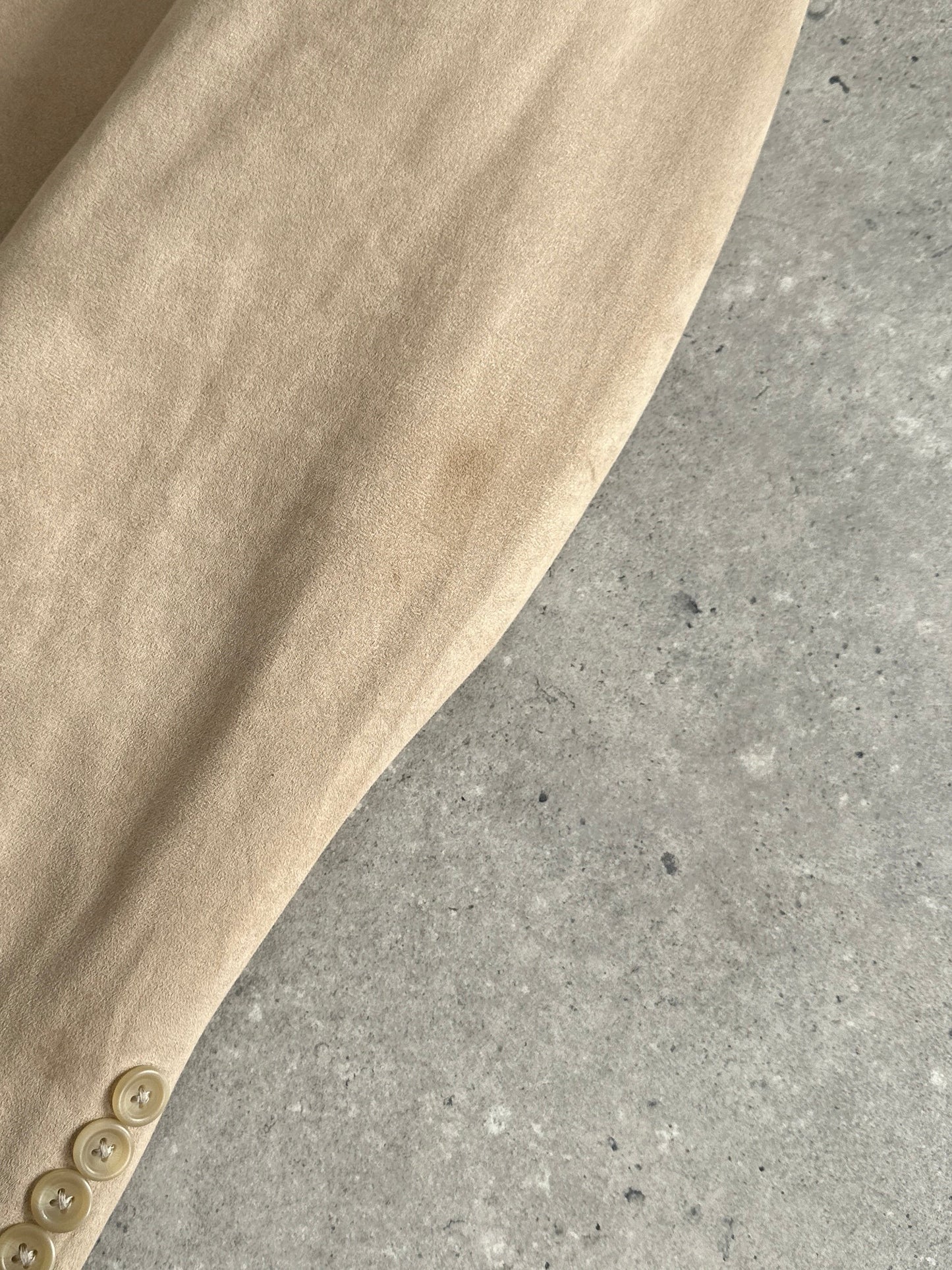 Ralph Lauren Faux Suede Single Breasted Blazer - 42R/XL