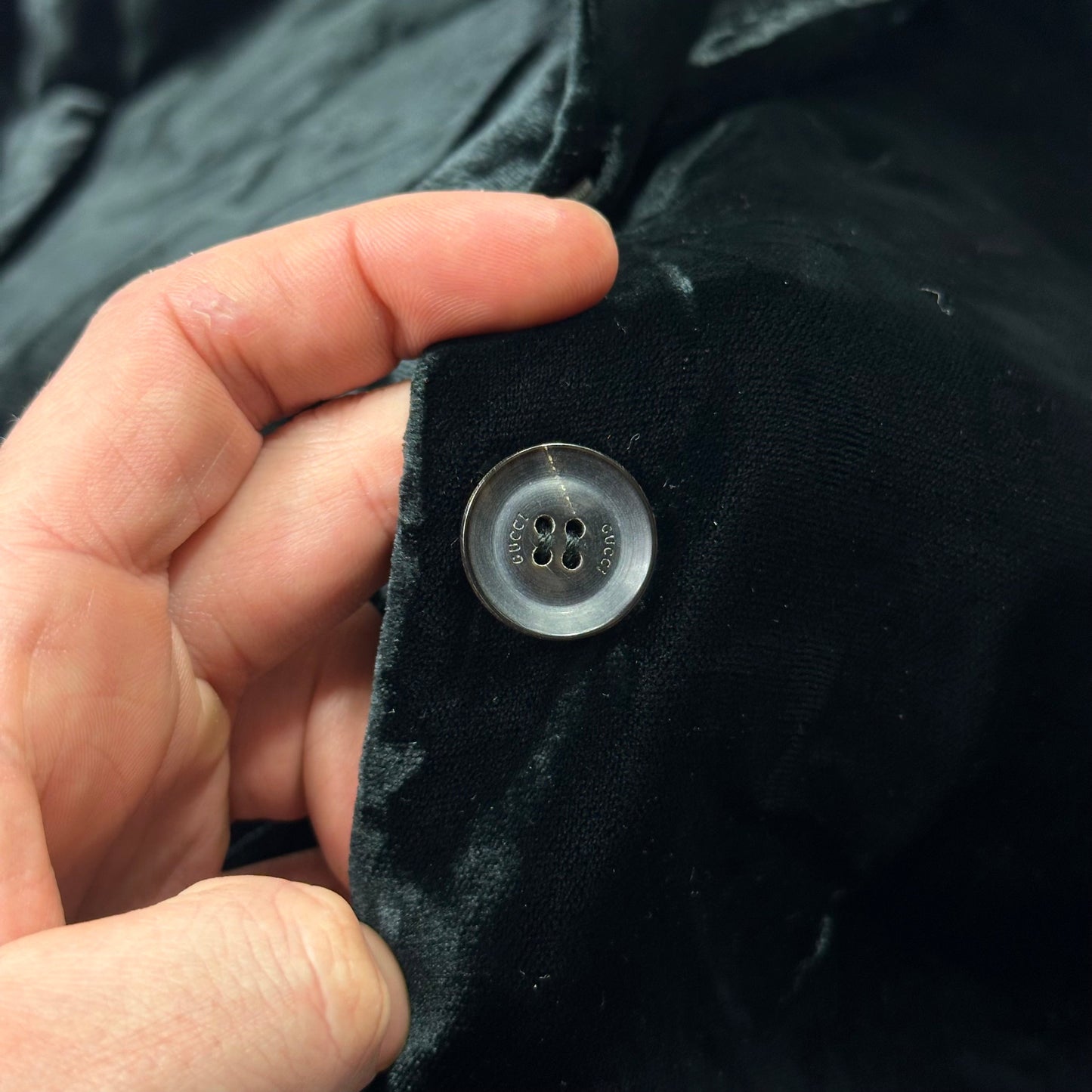 Gucci by Tom Ford 1999 Velour Velvet Runway Jacket - IT46 (UK10)