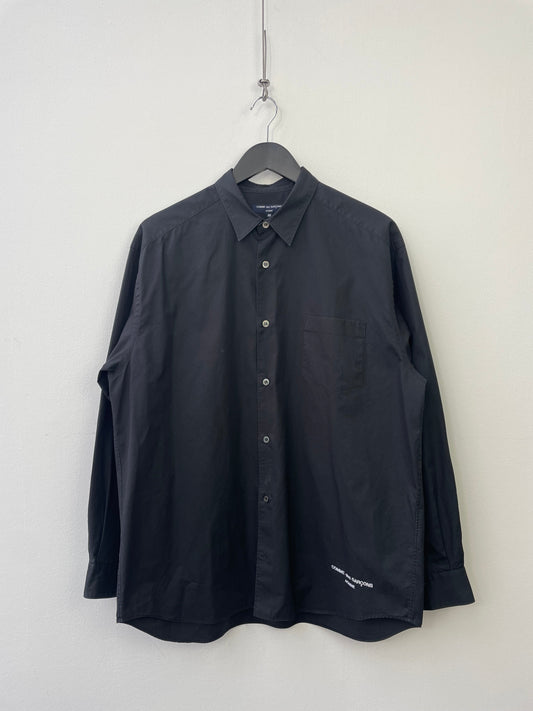 Comme Des Garçons Homme Spellout Shirt | Large, Red