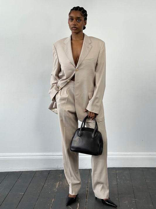 Hugo Boss 2000s Pure Wool Single Breasted Suit - 40R/W34