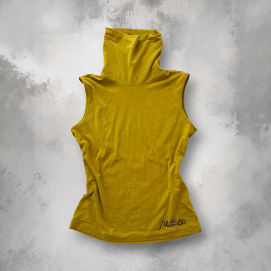 2000s Miss Sixty top | Yellow, Tan