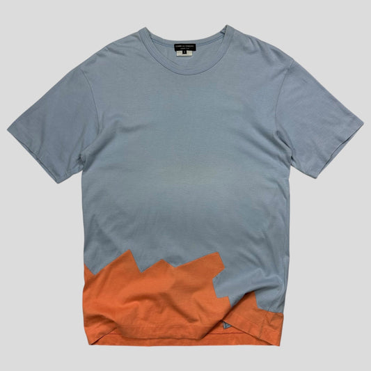 Comme Des Garçons Homme Plus 2015 Panelled Bi-colour T-shirt - S/M