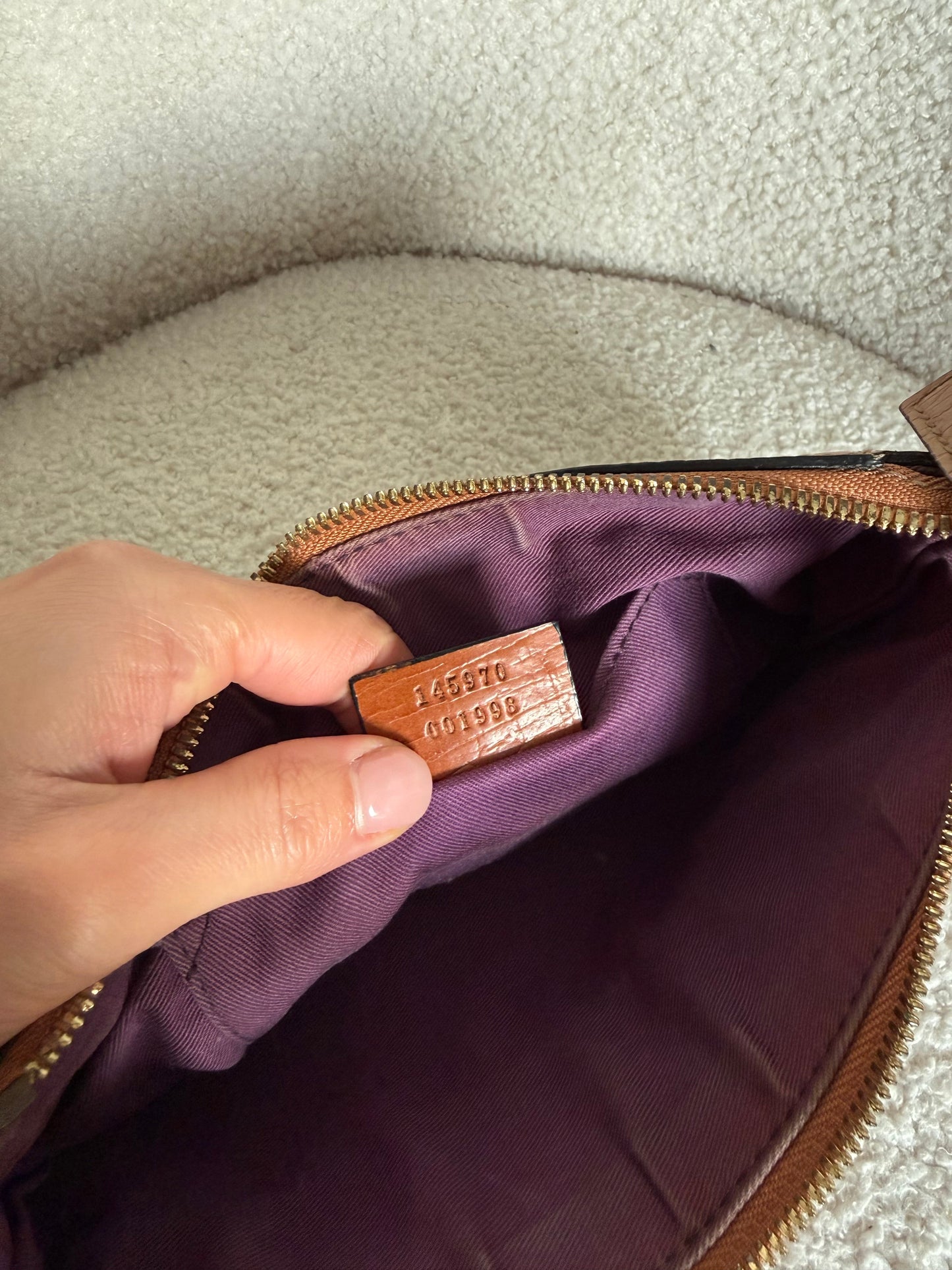 Vintage 90s Gucci Monogram Mini Charm Shoulder Bag | O/S, Multicoloured