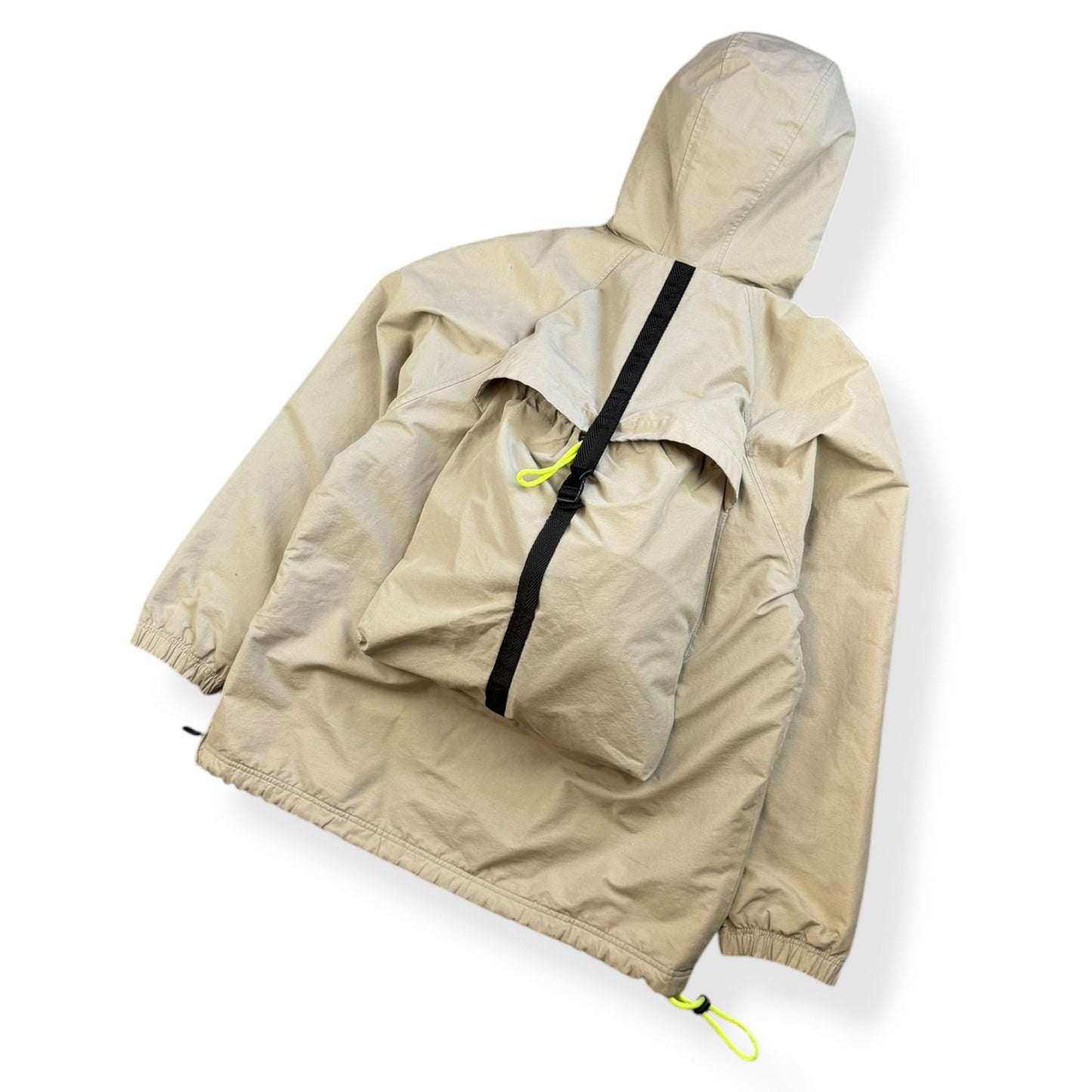 2000's DKNY Integrated Backpack Jacket (L) | O/S, Multicoloured