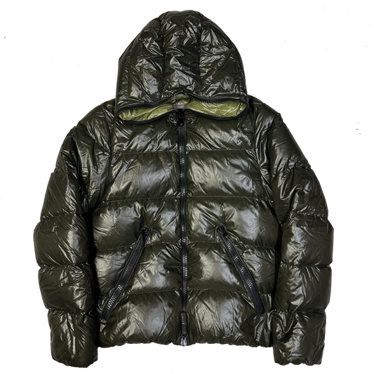 Duvetica Puffer Jacket In Khaki Green ( M )