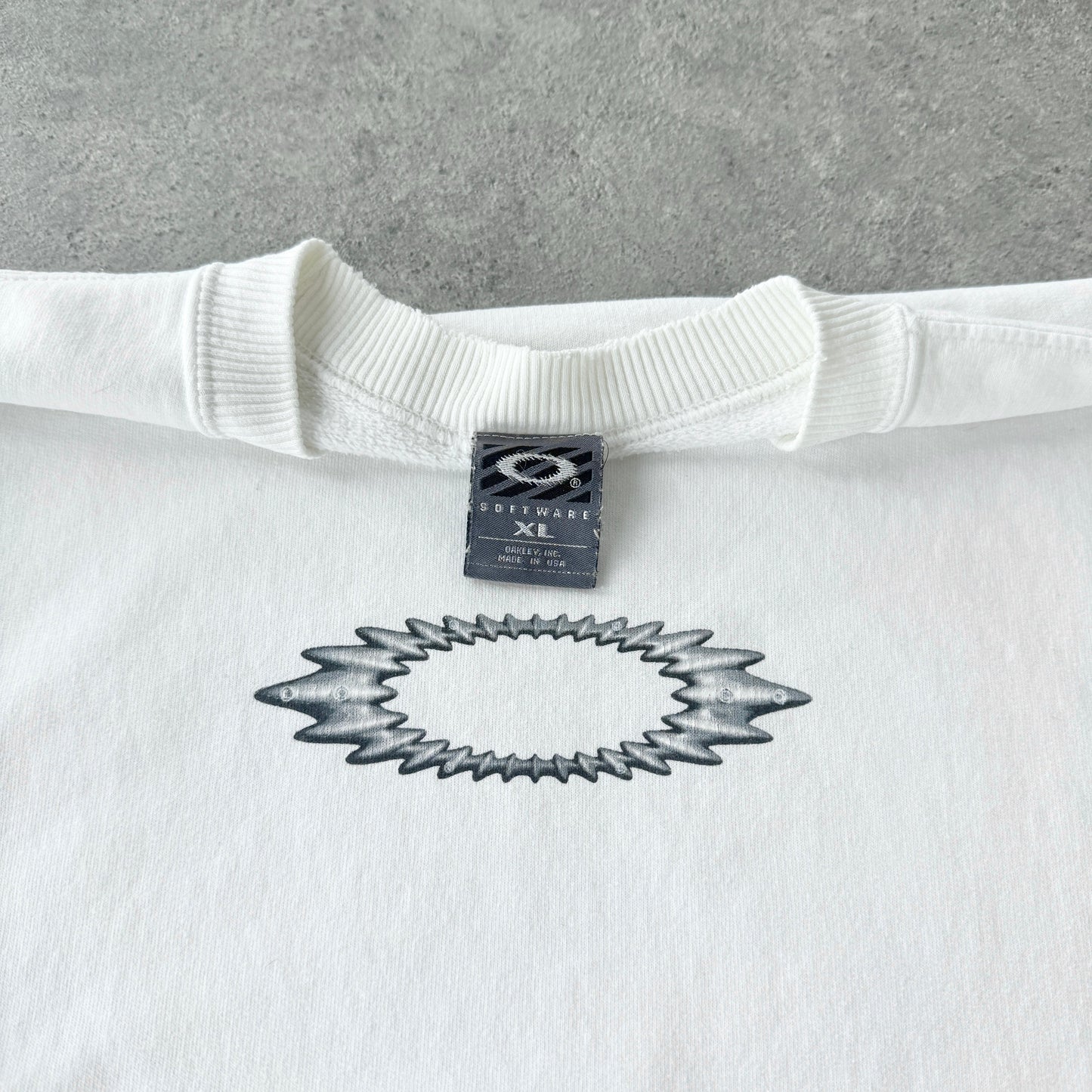 Oakley Software RARE 2000s heavyweight graphic sweatshirt (XL)