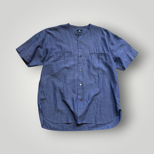 2000’s Issey Miyake Cotton Shirt M | O/S, Blue