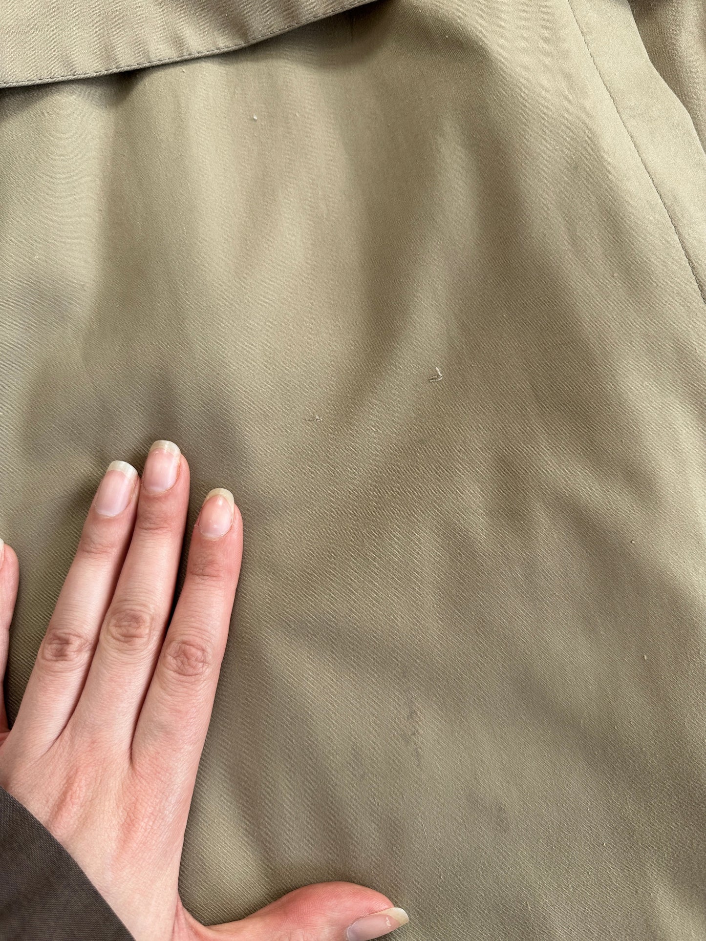 Vintage 1980s Nova Check Belted Trench Coat - M