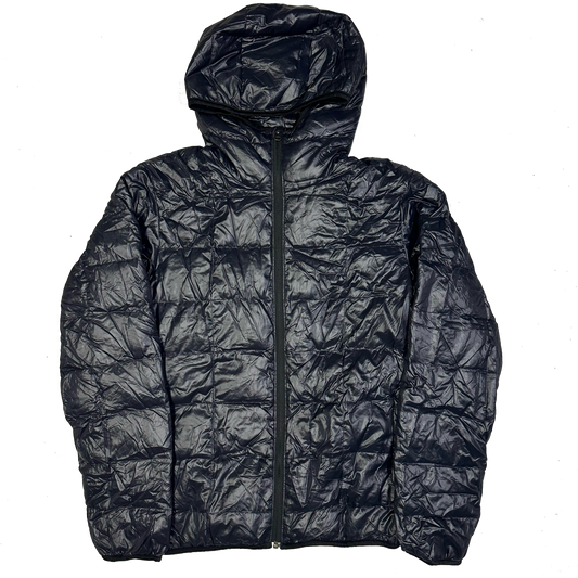 Camp 7 Square Stitch Puffer Jacket In Black ( XL )
