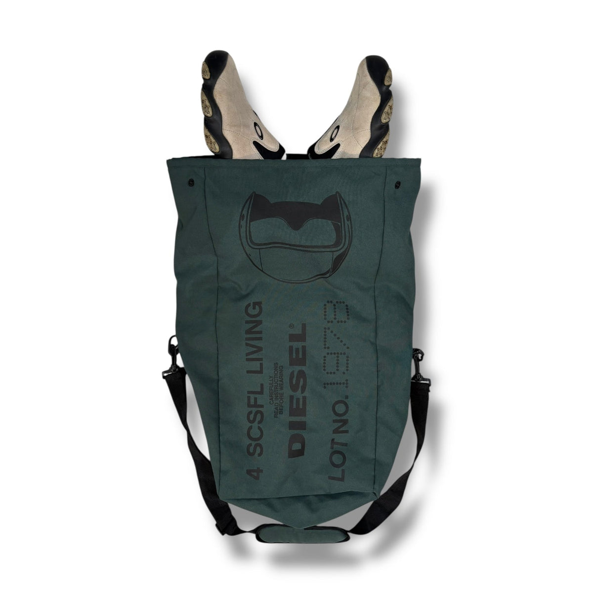 Diesel 00’s Multi Closure Style Messenger Bag | O/S, Multicoloured