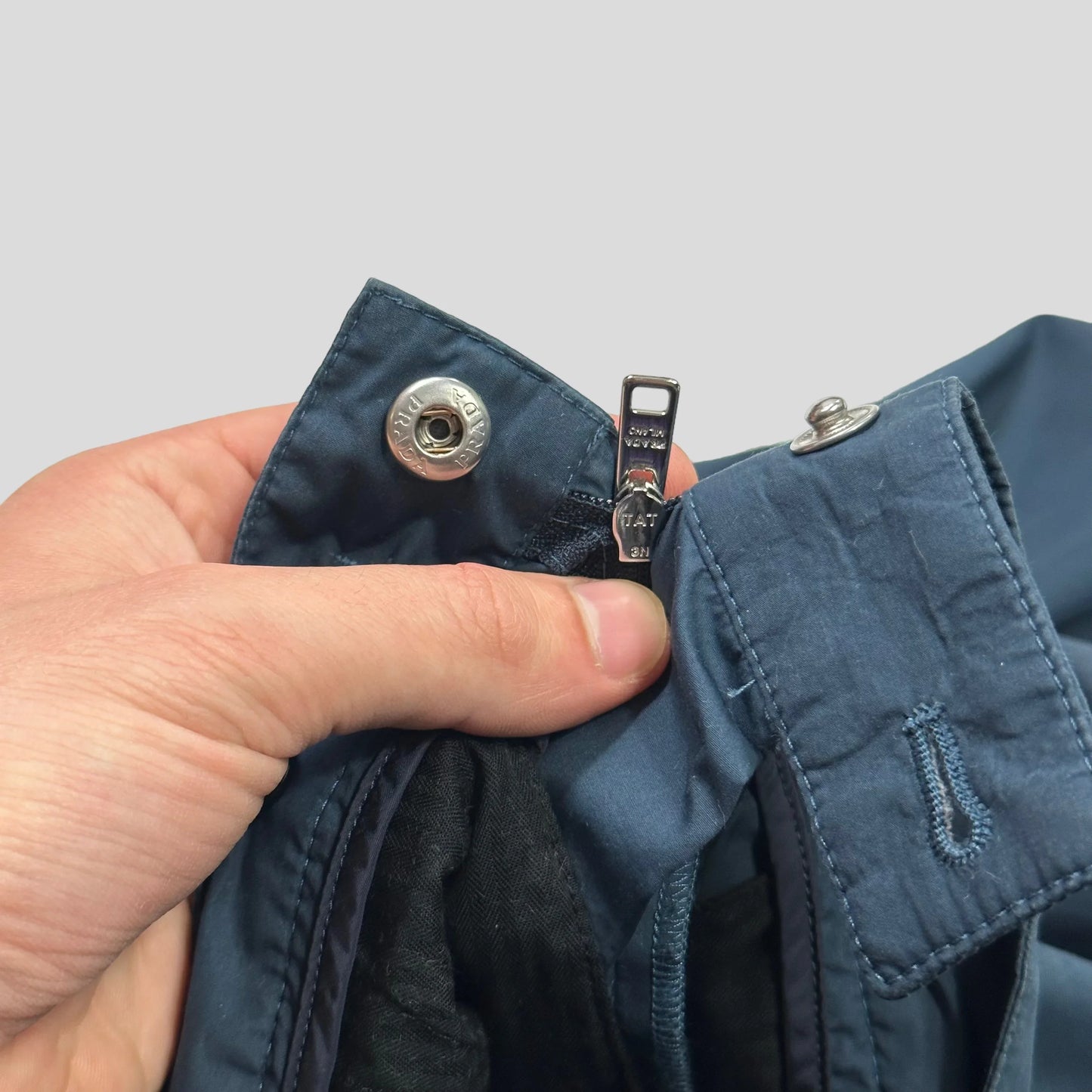 Prada Milano 2017 Rubber Logo Tech Trousers - M/L