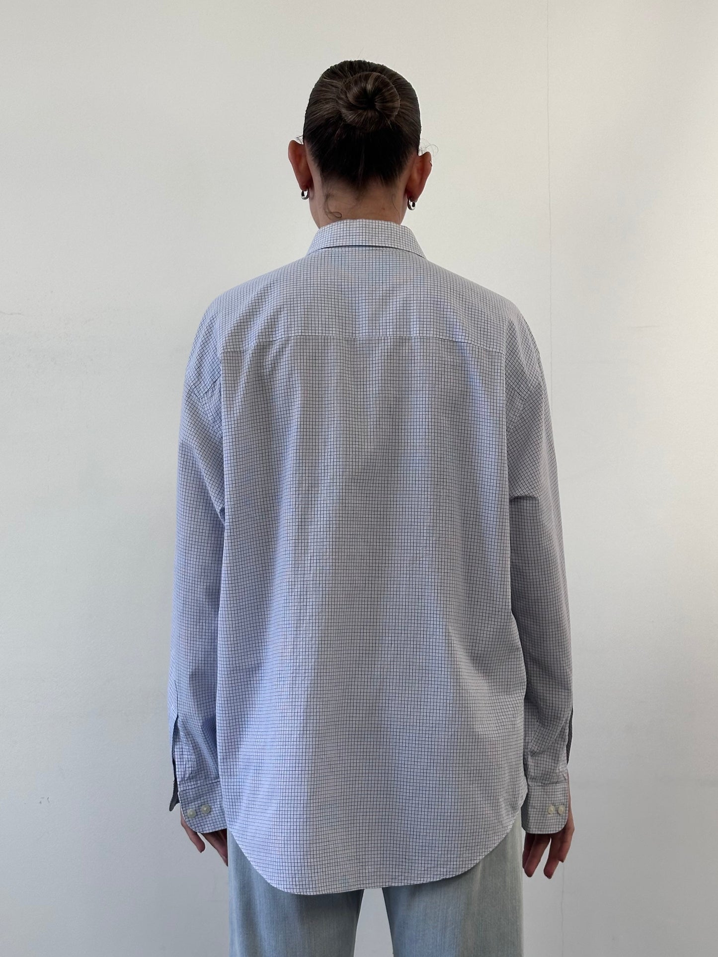 Yves Saint Laurent 90s Check Cotton Shirt - L/XL