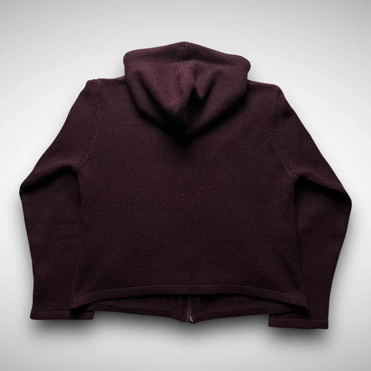 Sabotage Knitted Zip-Up Hoodie (1990s)