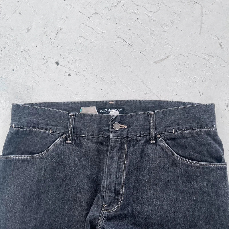 vintage dolce & gabbana black jeans | Black, Black
