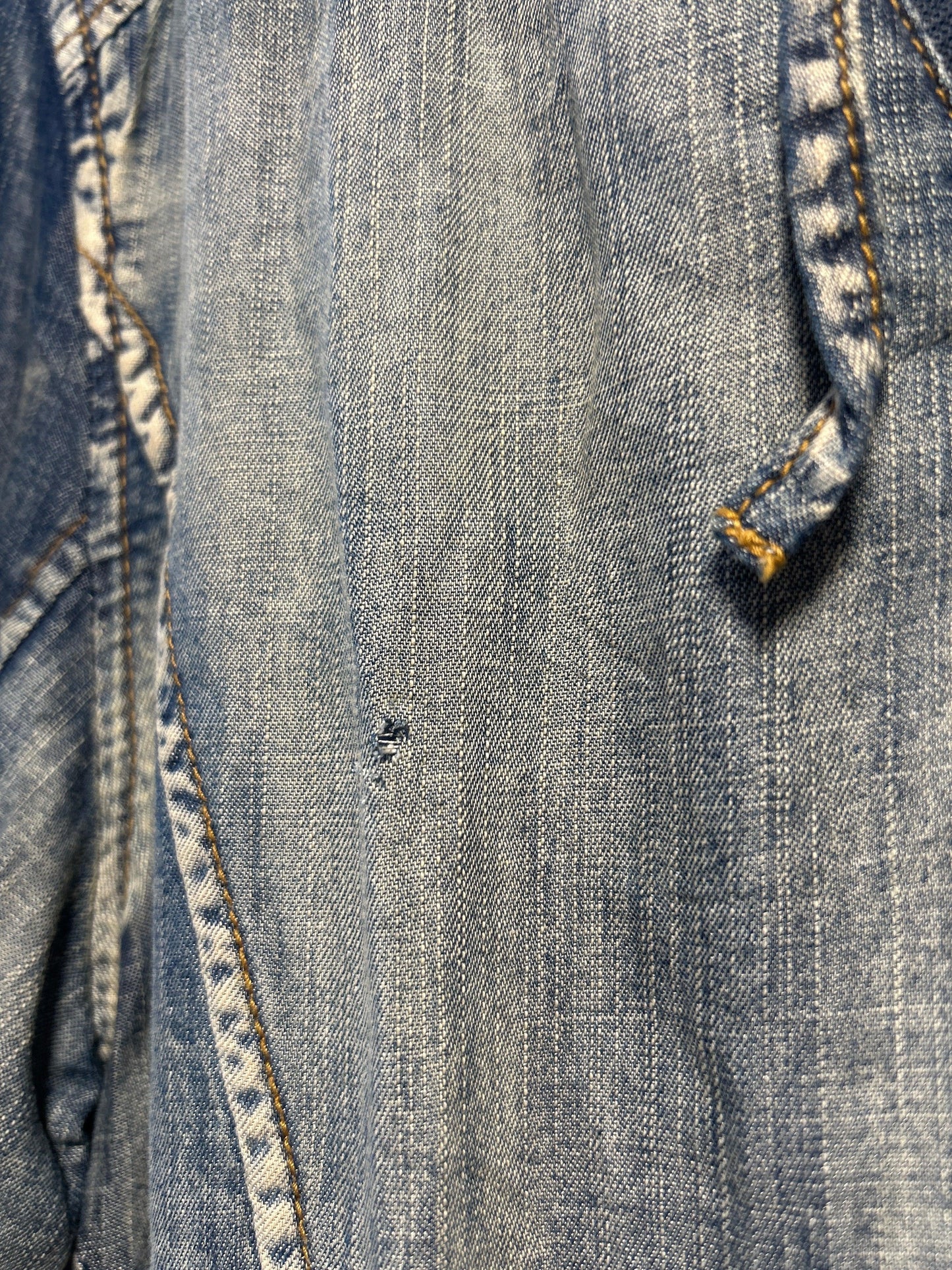 PPFM 2000’s Denim Asymmetrical Lightweight Jacket S