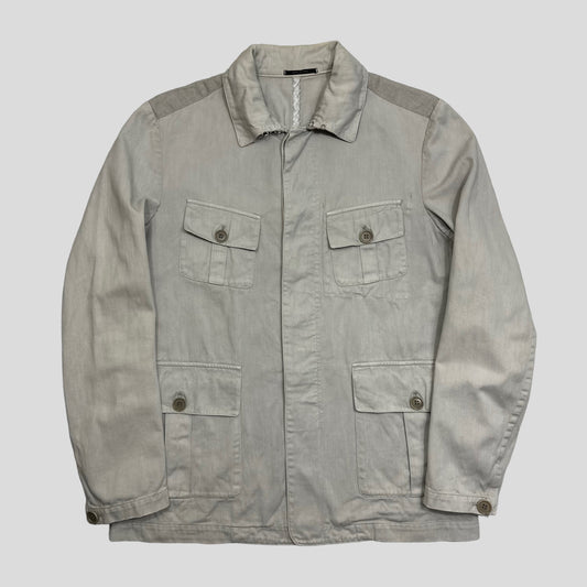 CP Company SS06 Grey Multipocket Cotton Work Jacket - IT50 | Default Title, Grey
