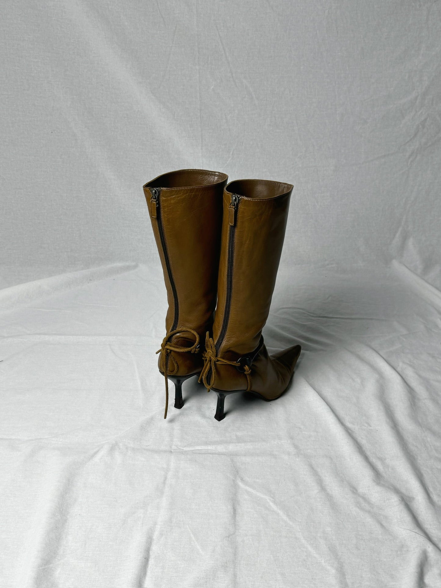 GUCCI STILETTO HEEL BOOTS | DEFAULT TITLE, Brown