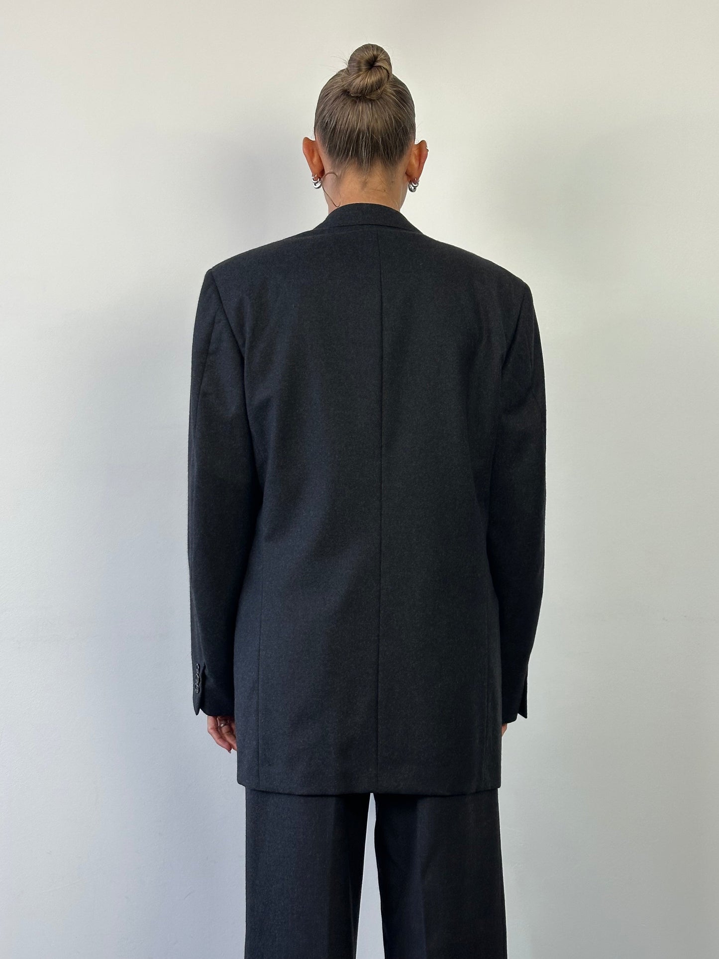 Cerruti Italian Brushed Wool Single Breasted Blazer - 40R/L