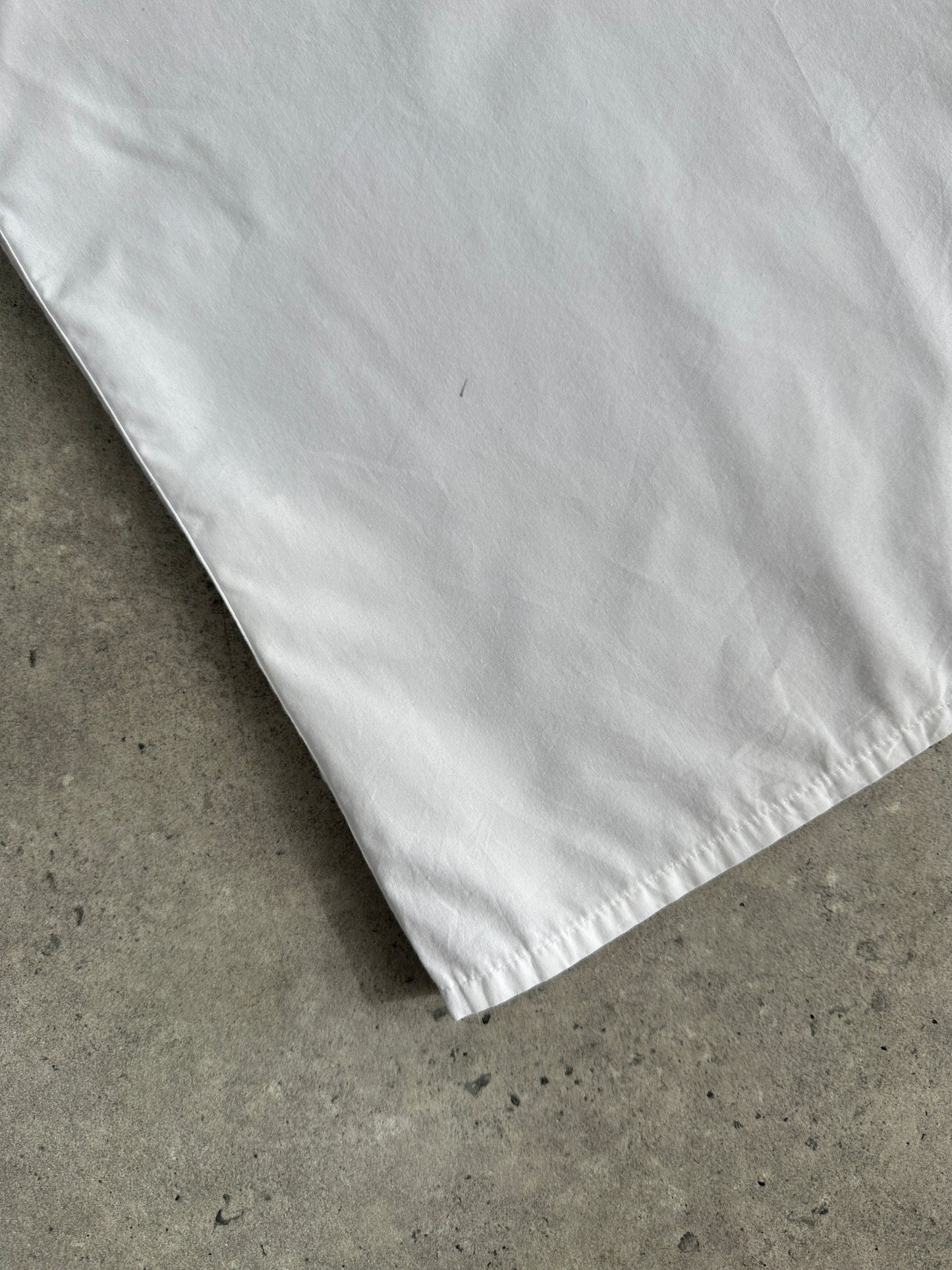 Yves Saint Laurent Pour Homme 2000s Cotton Short Sleeve Logo Shirt - L