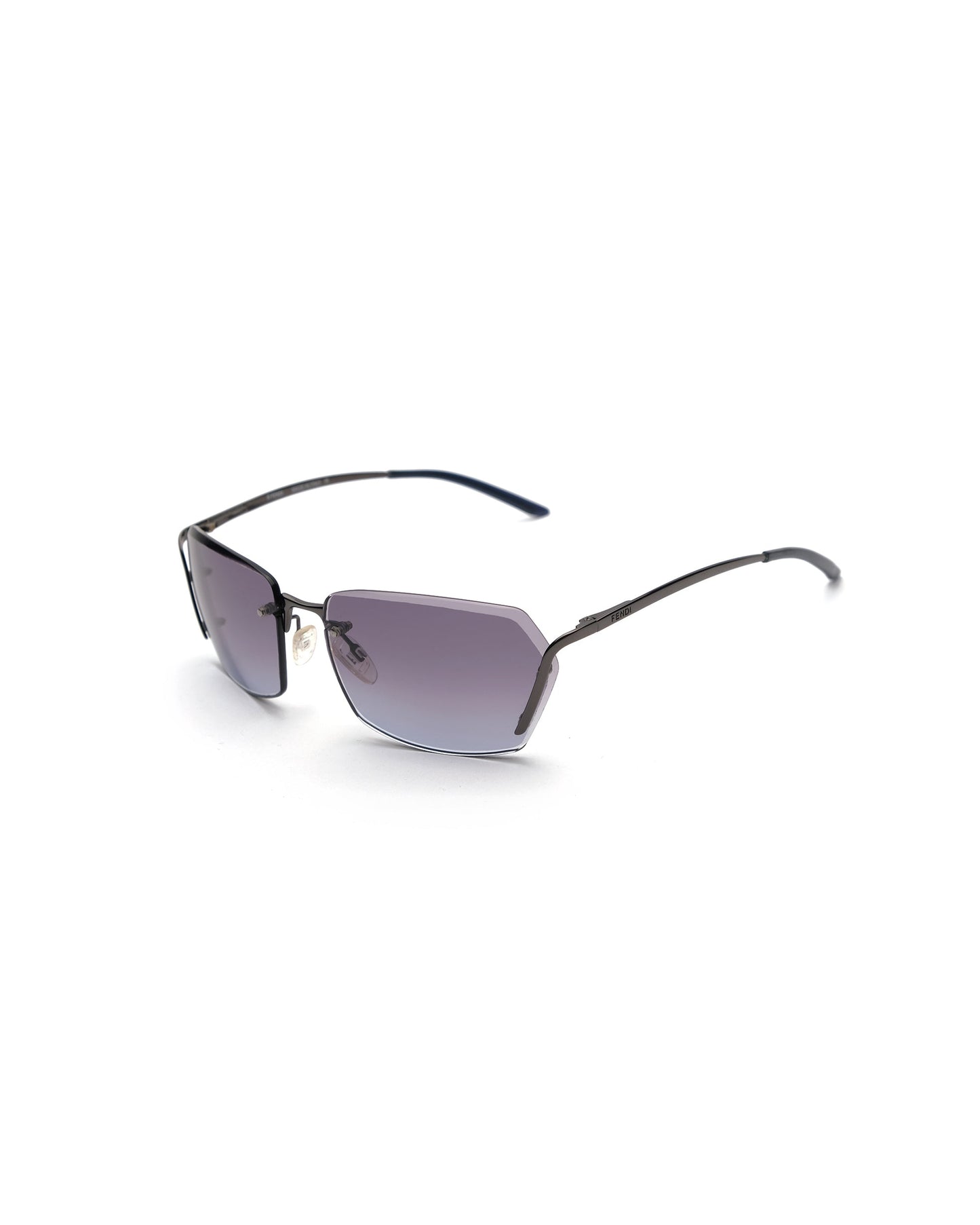 Fendi rimless sunglasses | O/S, Gunmetal