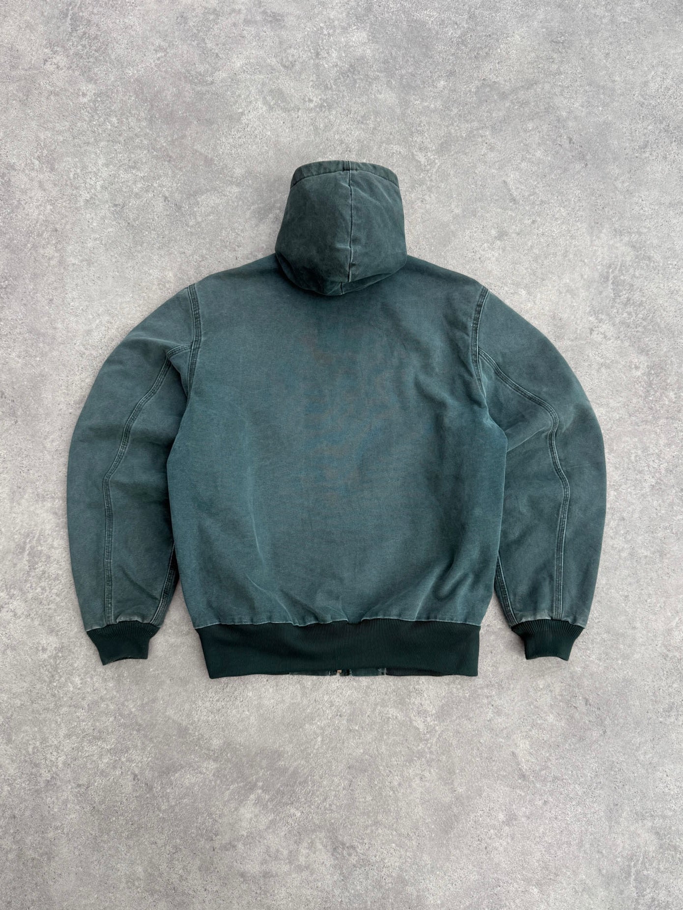 carhartt 1999 j06htg quilted lined hooded active jacket (l) | Default Title, Green
