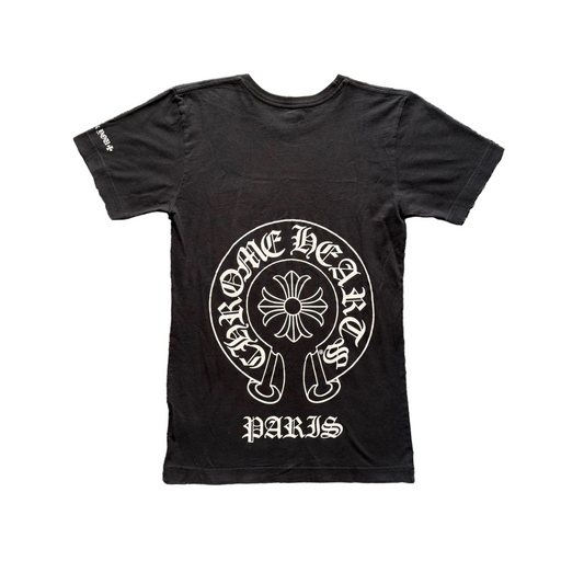 Chrome Hearts Horseshoe Pocket Paris Exclusive Tee | Black, Black