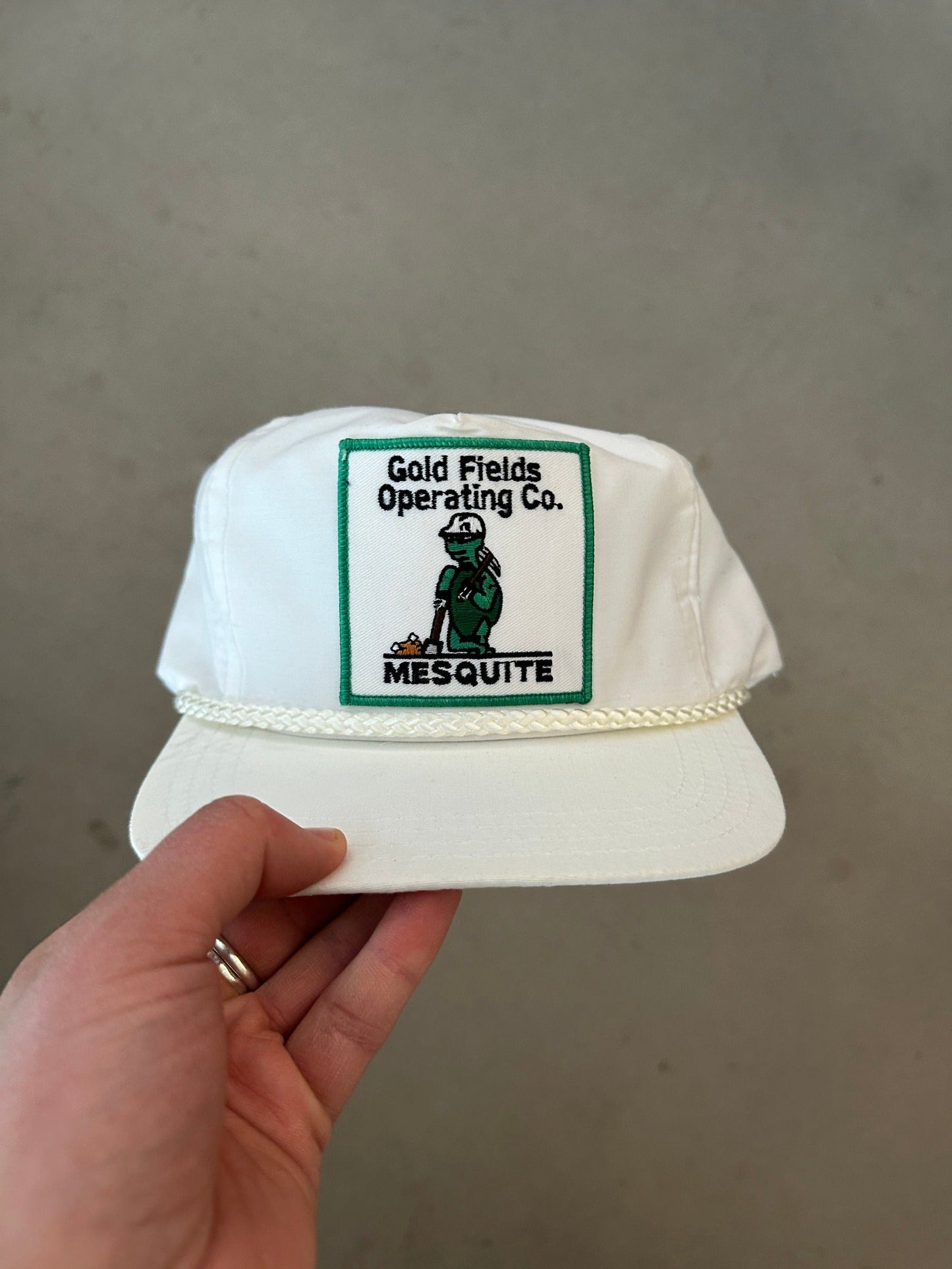 1990’s Gold Fields Operating Co. Cap | O/S, Gold