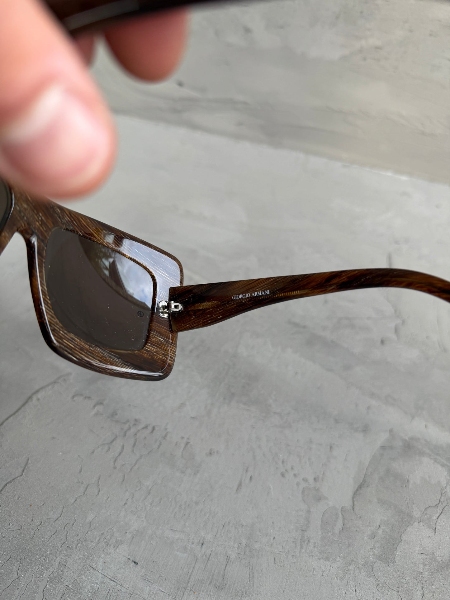 Giorgio Armani Oversized Frame Sunglasses