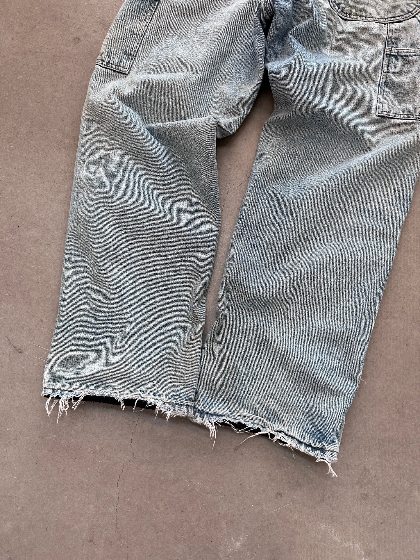 1990's Carhartt Lined Carpenter Jeans - 34 x 30 | 34", Red