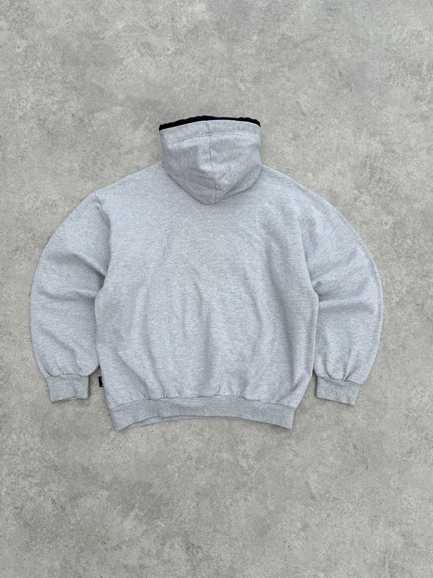 nike 1990s heavyweight embroidered spellout logo hoodie (m) | Default Title, Multicoloured