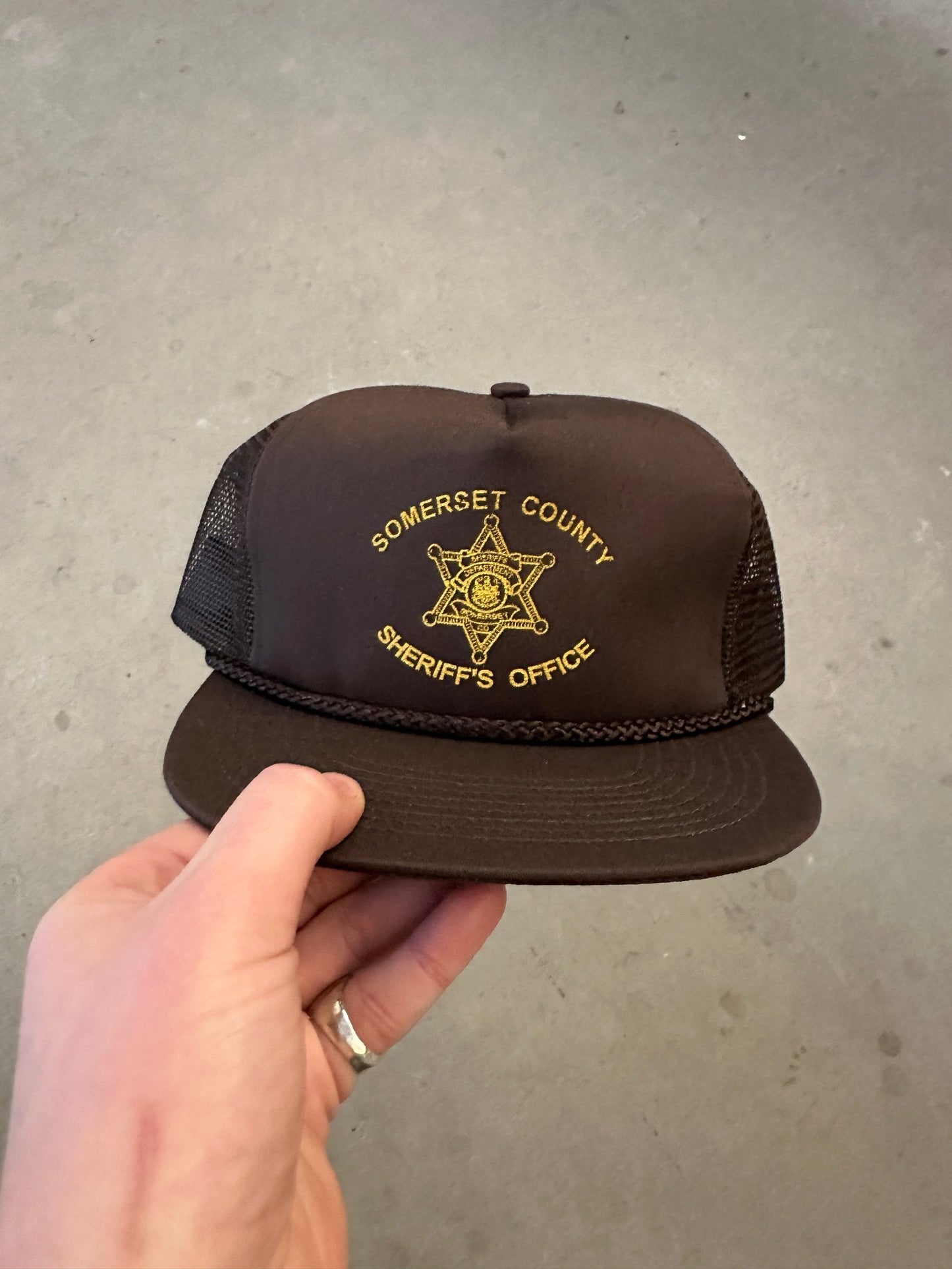 Somerset County Sheriff's Office Trucker Cap | O/S, Brown