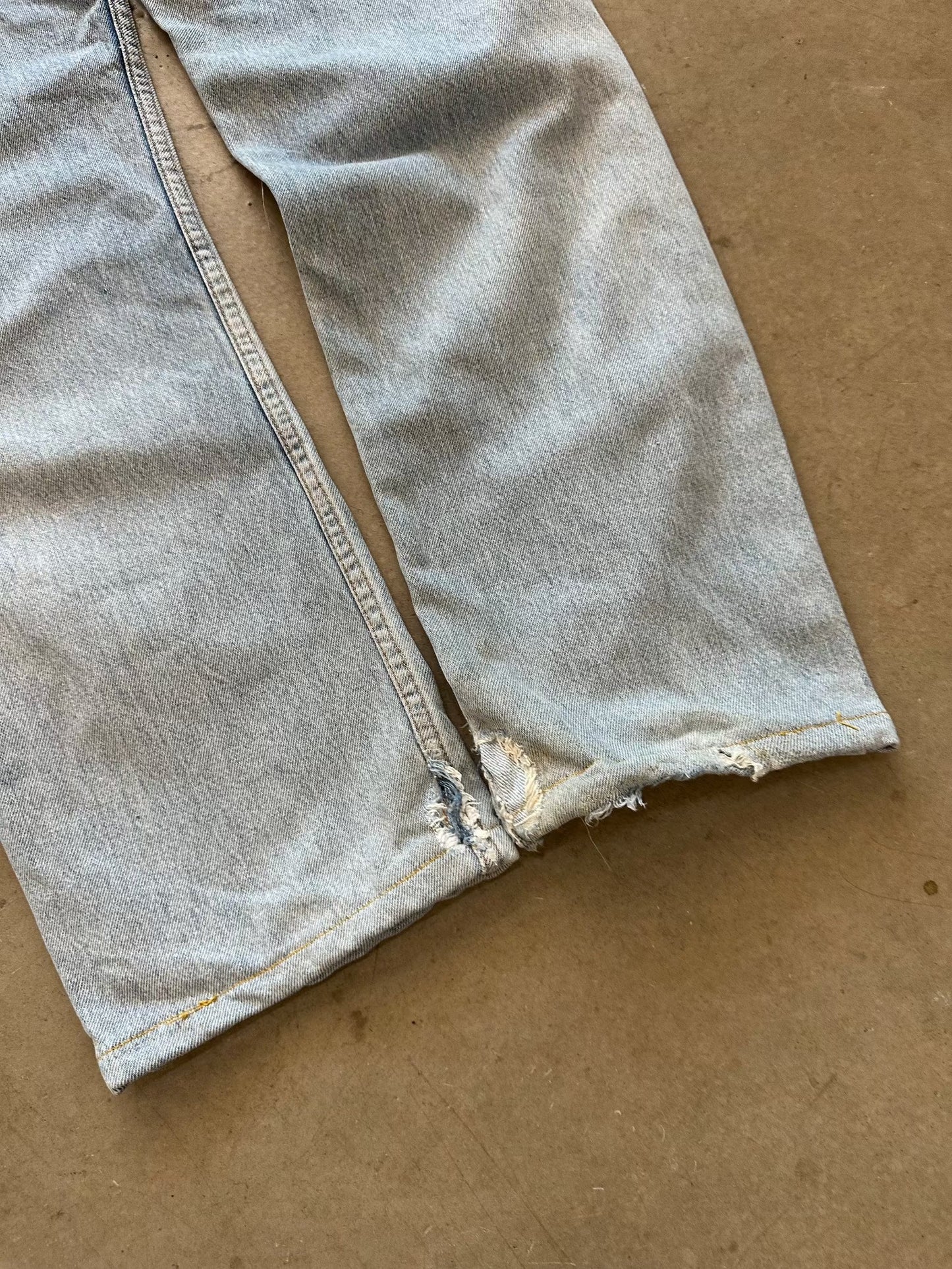 1990's Levi's x Carhartt Frankenstein Orange Tab Jeans - 32 x 30 | W32, Multicoloured