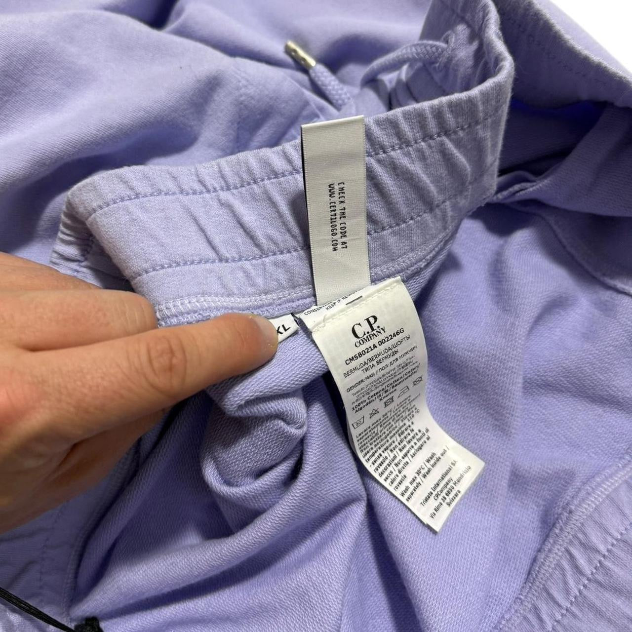 CP Company Lilac Cotton Shorts | XL, TBD