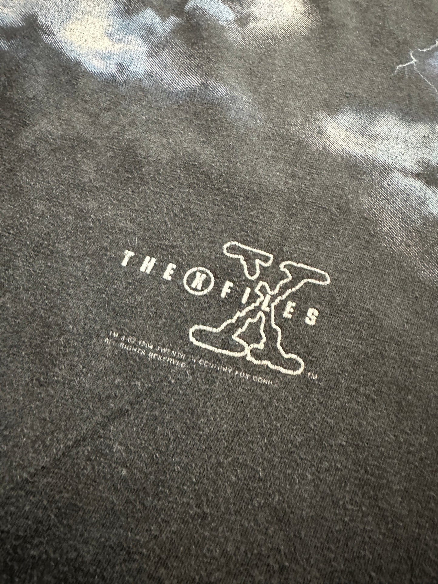 1994 X-Files Faded T-Shirt - XL