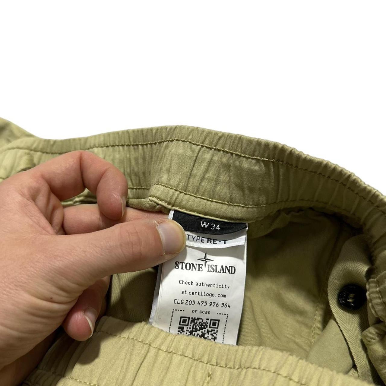 Stone Island Tan Combat Cargos Trousers | Bottoms, Tan