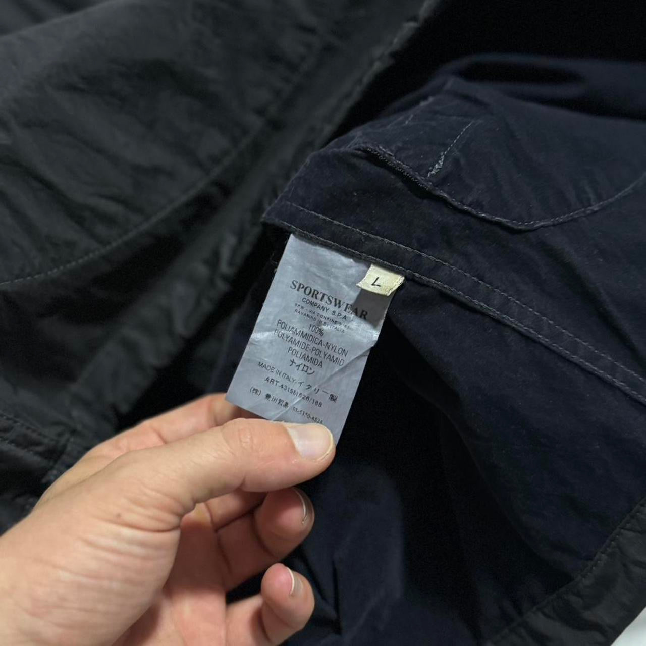 Stone Island Nylon Shimmer Jacket | Large, Black