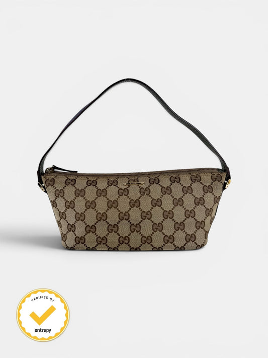 2000s Gucci GG Monogram Pochette Boat Bag | O/S, Multicoloured