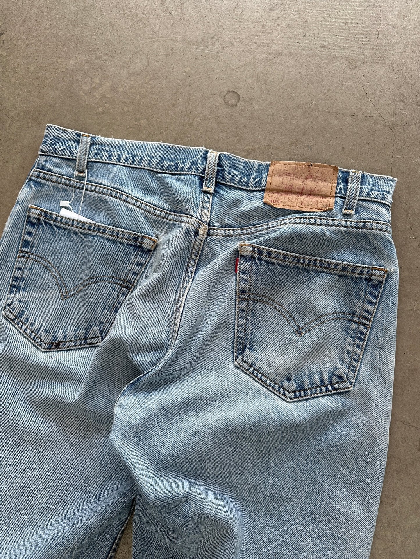1990's Levi's Repaired 505 Jeans - 35 x 32 | Default Title, Red