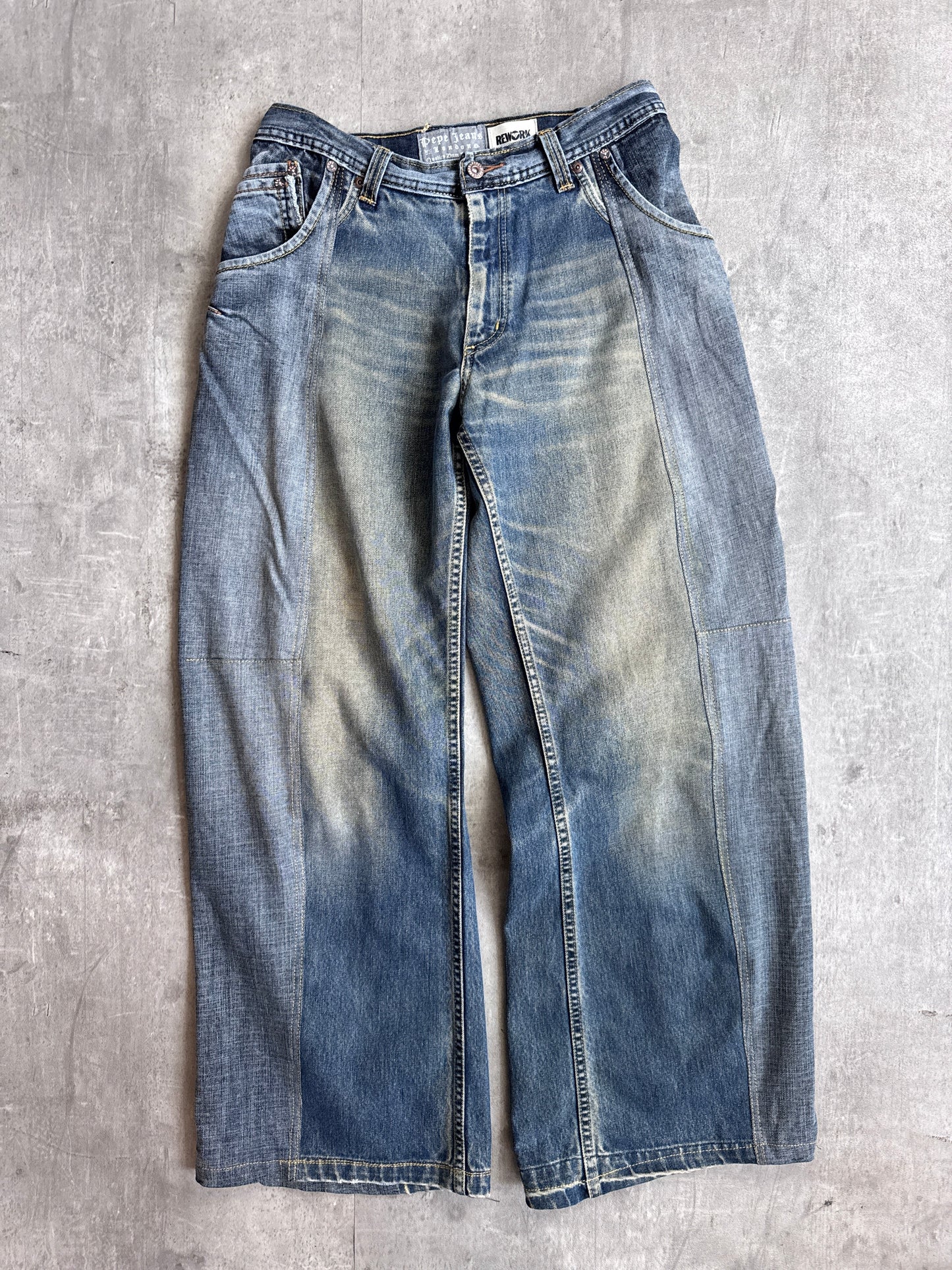 VT Rework: Pepe Jeans Washed Reworked Denim Jeans