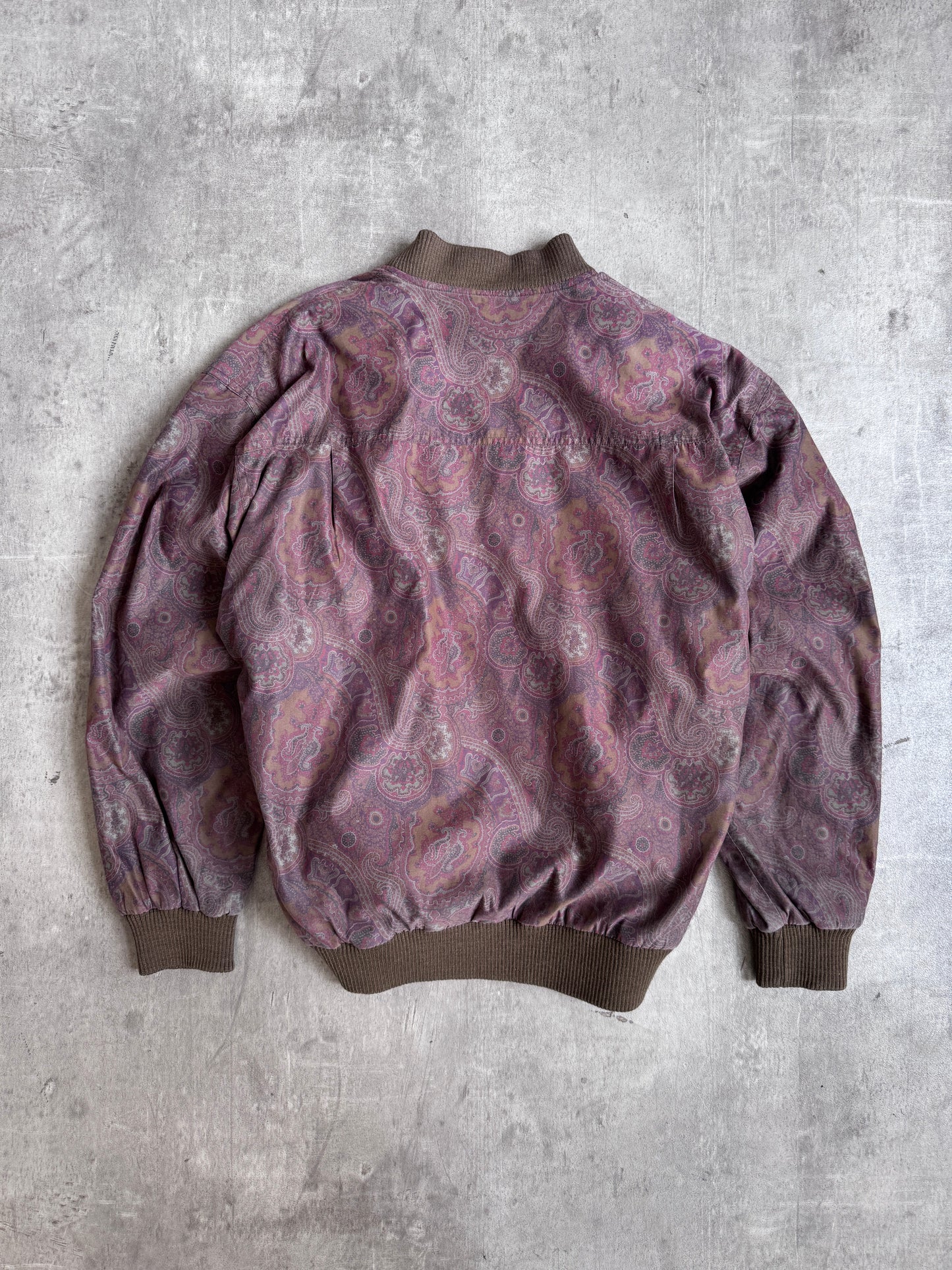 Yves Saint Laurent Deep Paisley Bomber Jacket