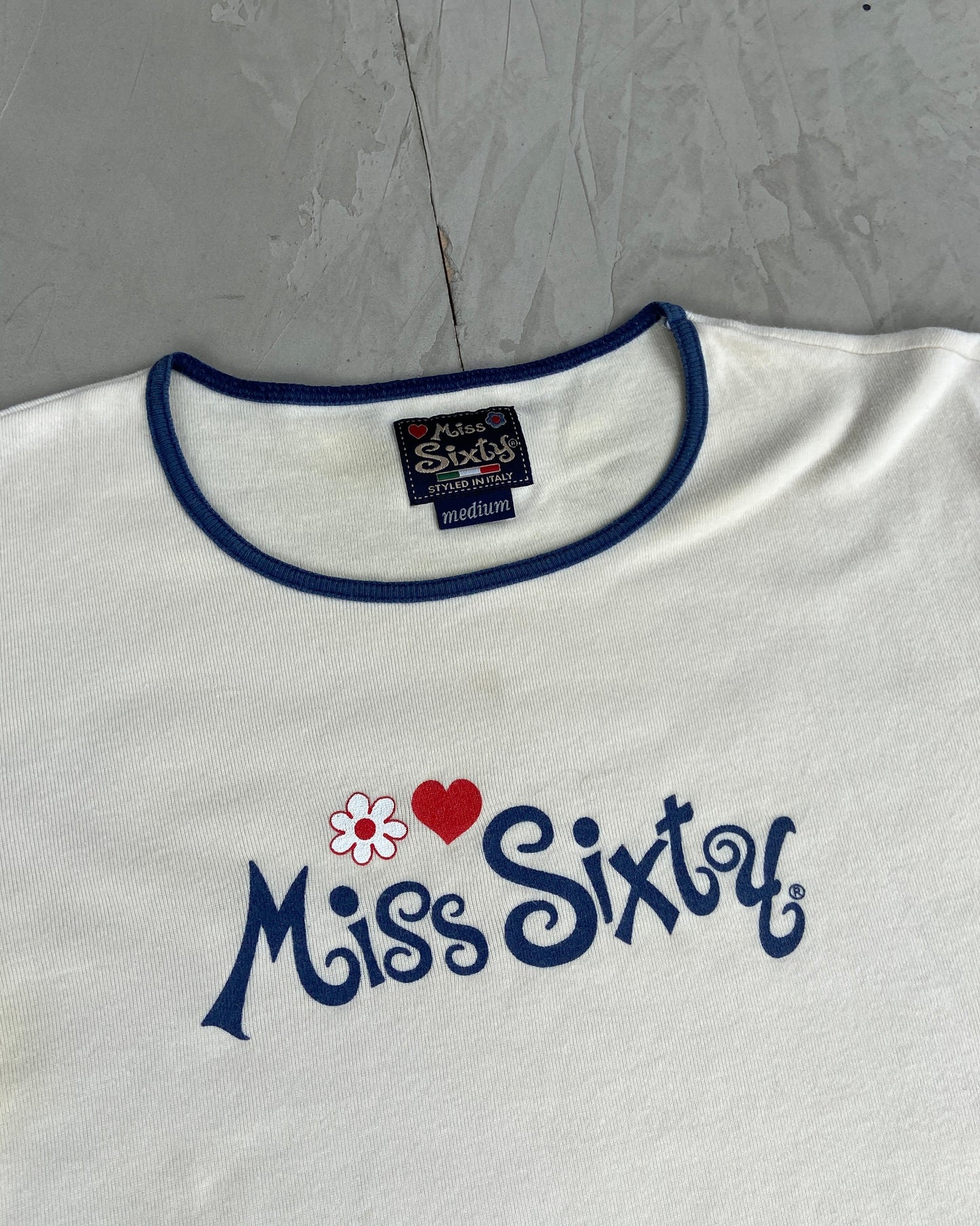 MISS SIXTY FLOWER LOGO TOP - M