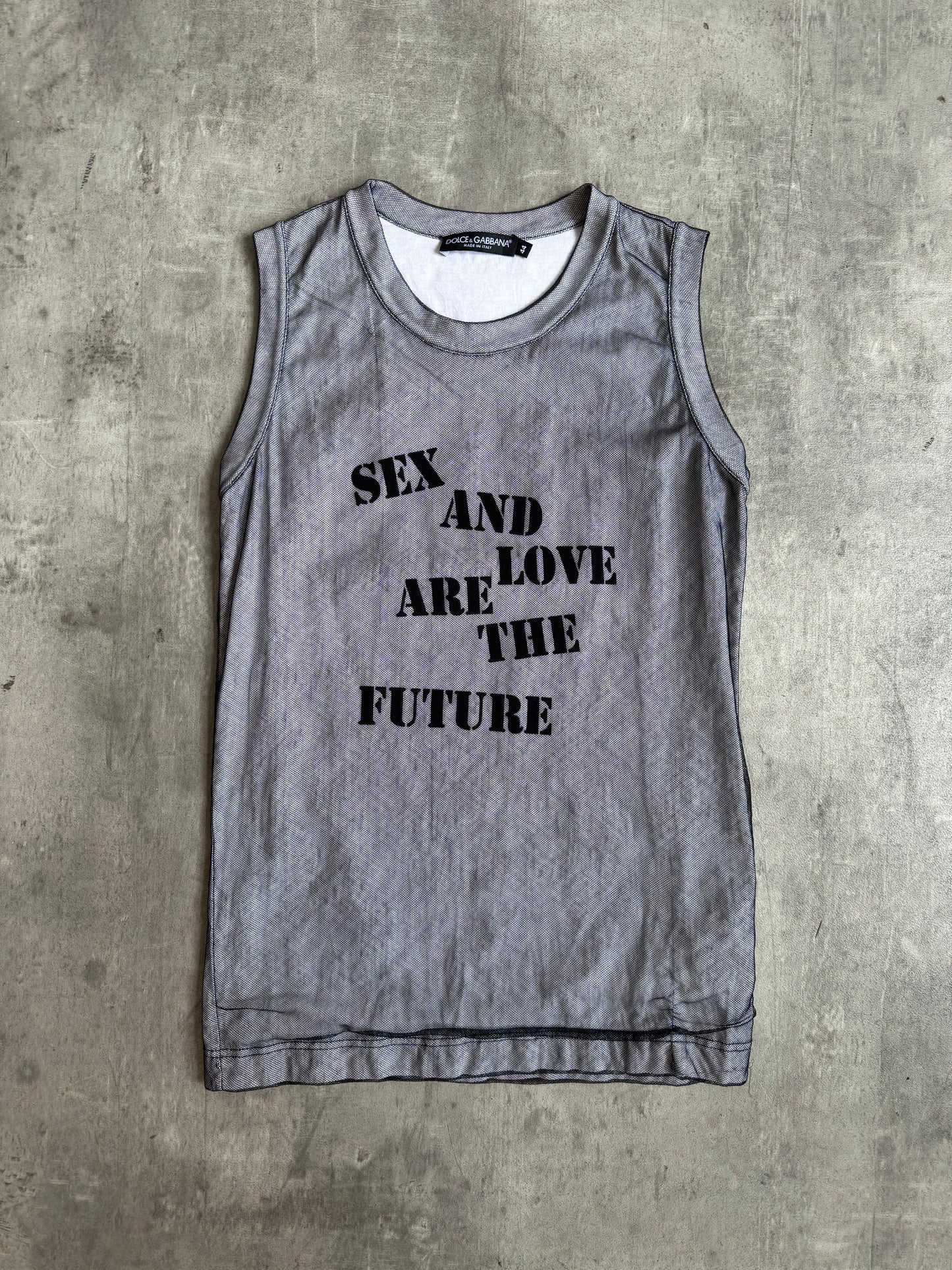 S/S 2003 Dolce and Gabbana SALATF Layered Tank Top | Small, Red