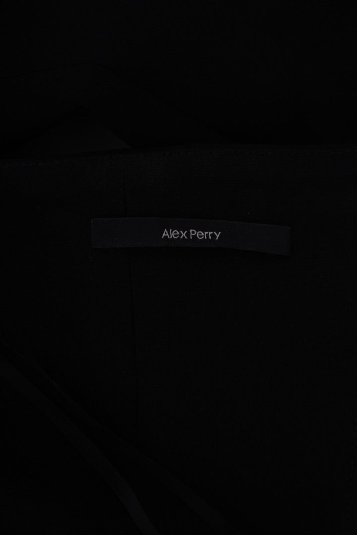 Alex Perry One Sleeve Dress Black 6 | Default Title, Black