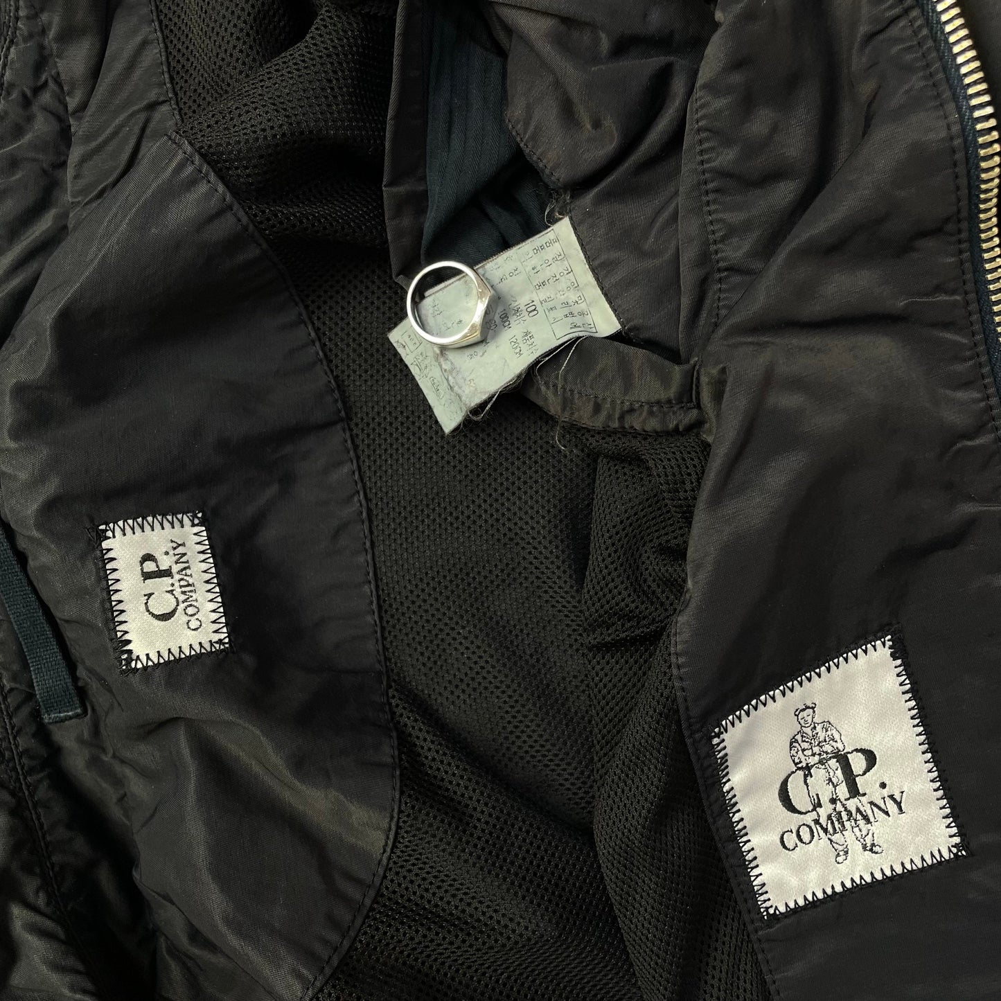 C.P. Company Navy Zip-Through Collared Jacket | Medium, Navy
