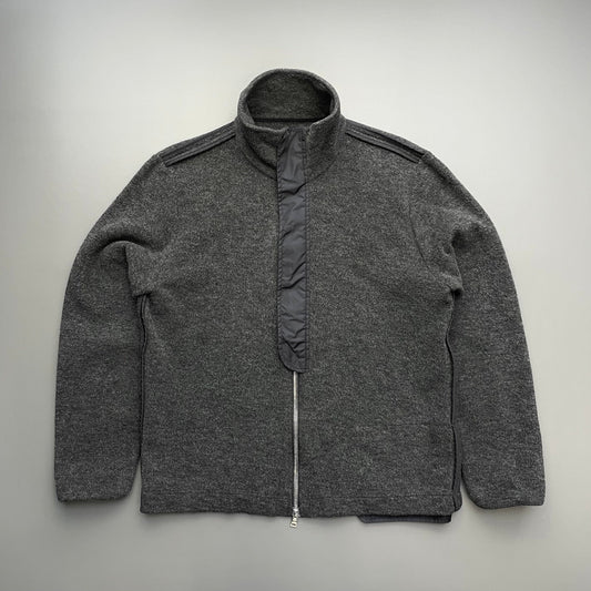 Prada Sport Grey 00s Wool Blend Jacket | X-Large, Grey