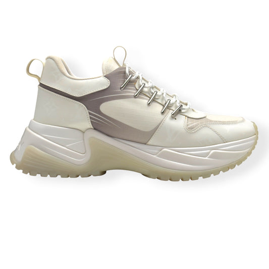 LOUIS VUITTON PULSE MONOGRAM LOW-TOP SNEAKER WHITE 40 / UK6 | UK 6, White
