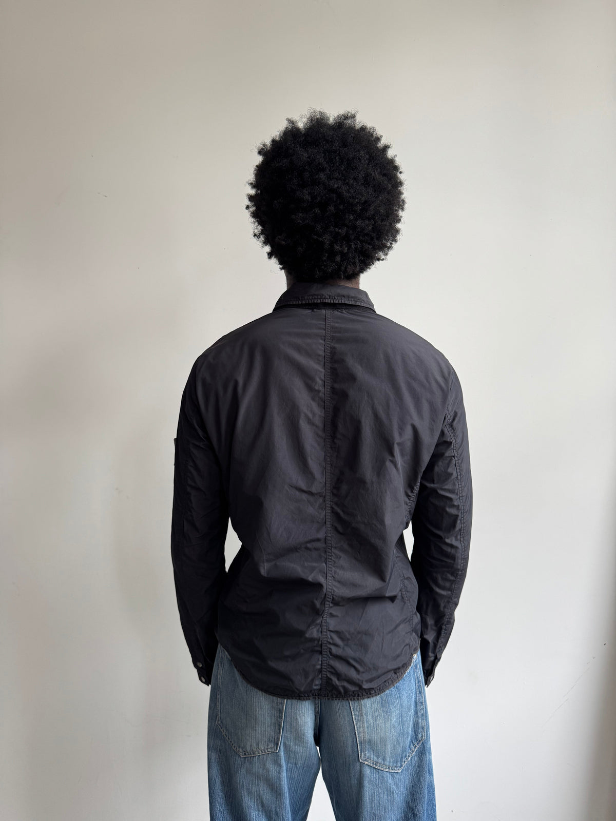 S/S 1996 Stone Island Navy Lightweight Jacket | Medium