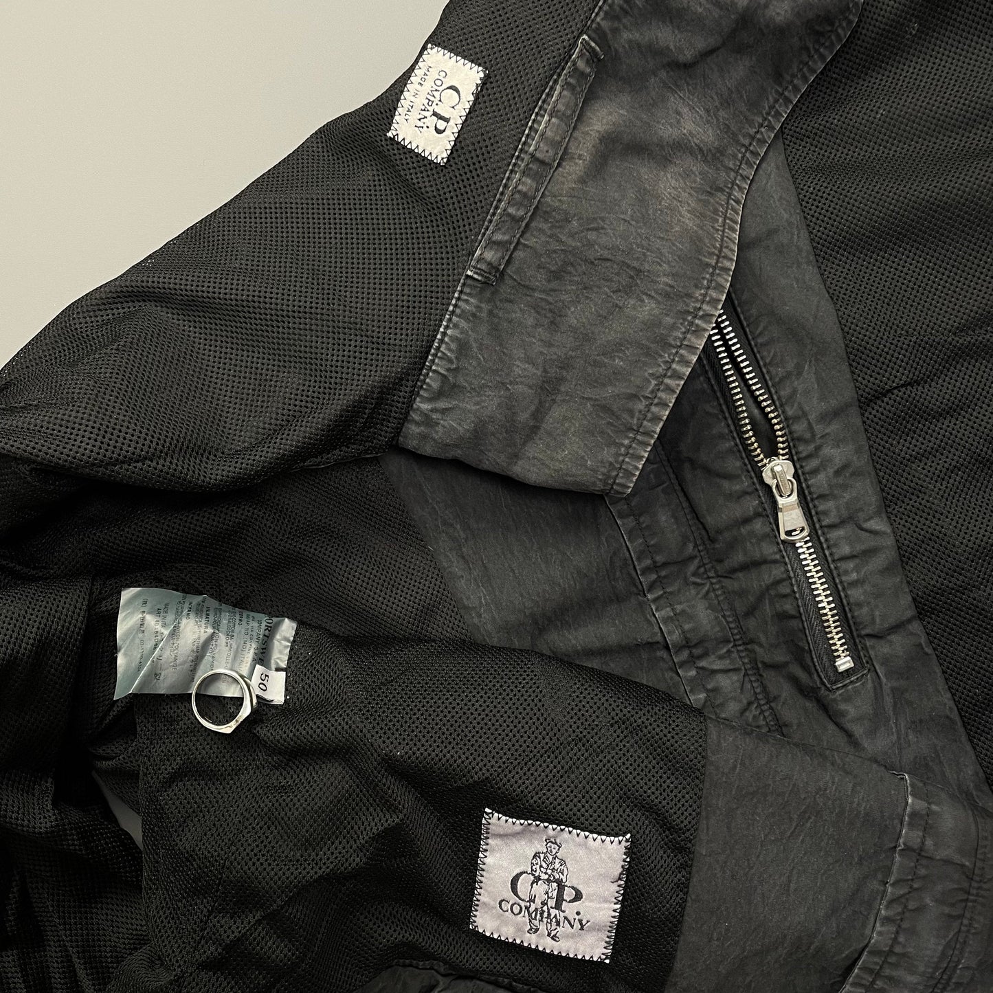 C.P. Company Harrington Bomber Style Jacket SS04 | Medium, Black