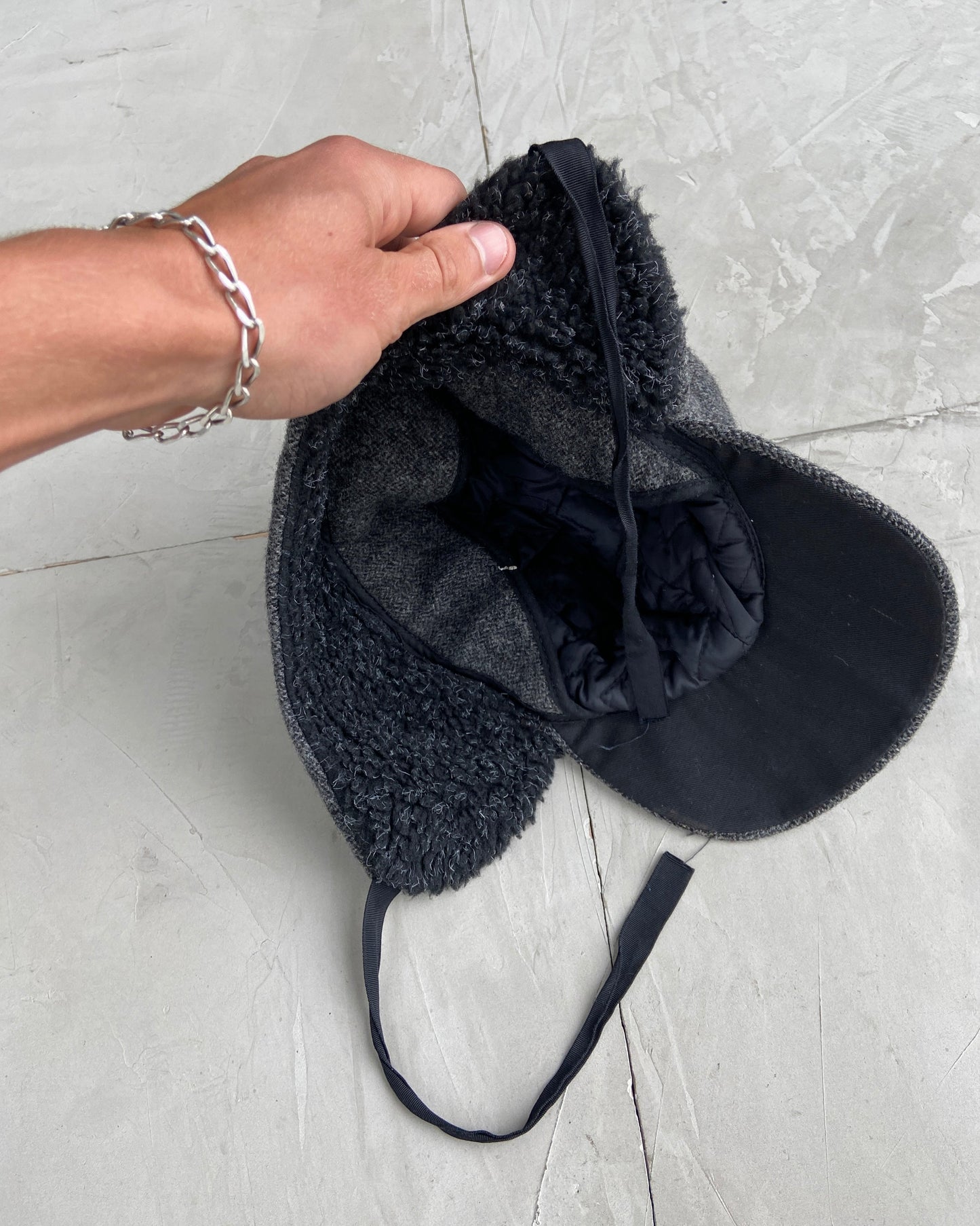 ENGINEERED GARMENTS WOOL TRAPPER HAT | O/S, Grey