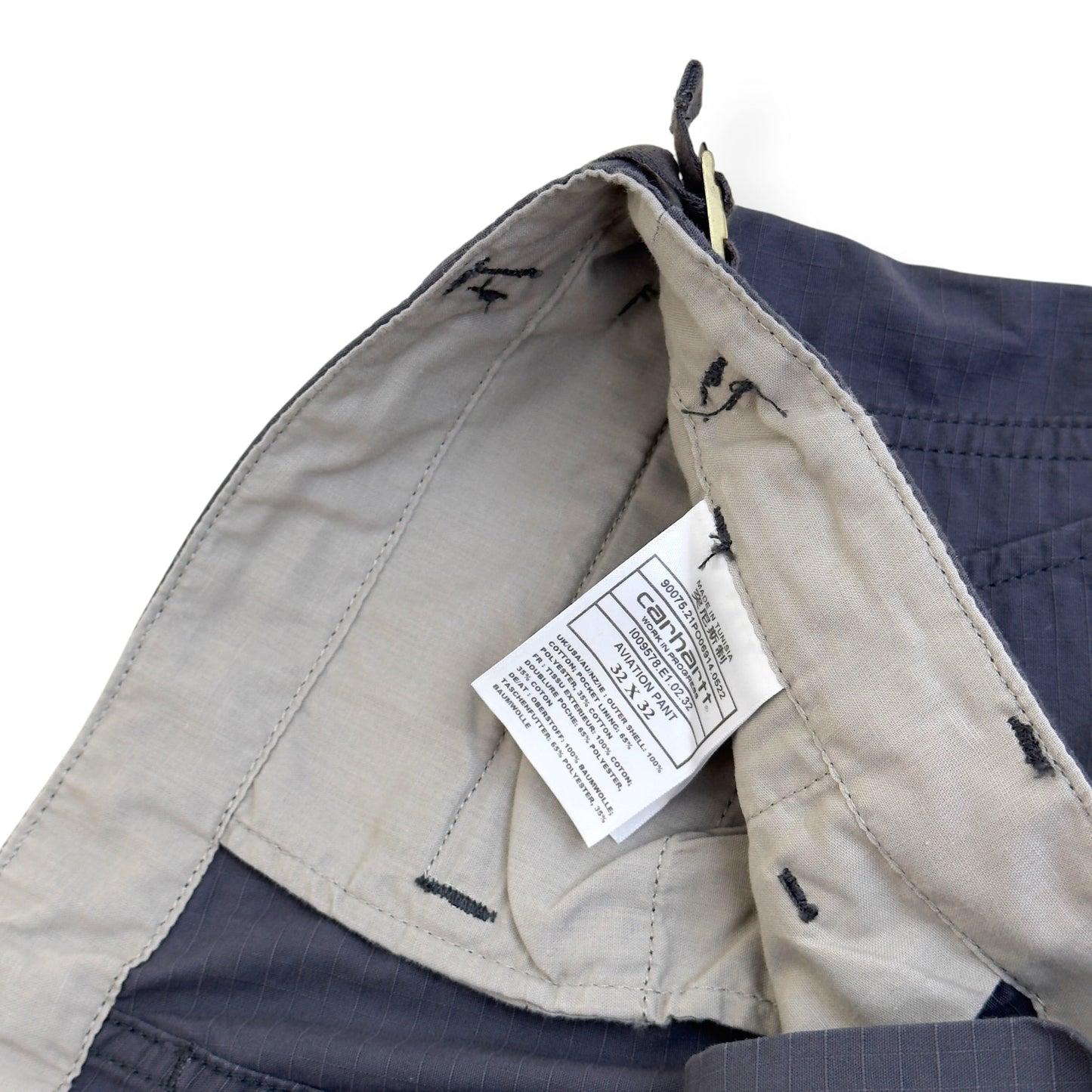 CARHARTT WIP AVIATION CARGO TROUSERS GREY 32 / M | Medium, Grey